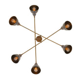 Bridgetown Contemporary Chandelier - Antique Brass