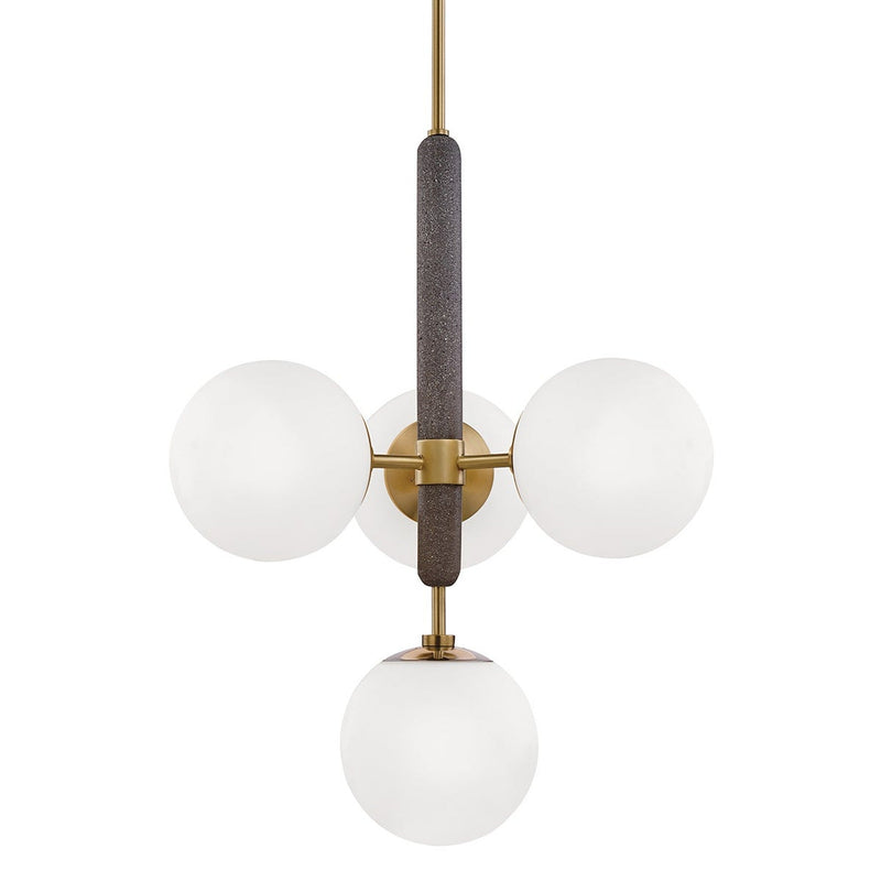 Brielle Chandelier - Aged Brass