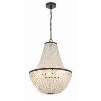 Brielle Empire Chandelier 18'' Dark Bronze