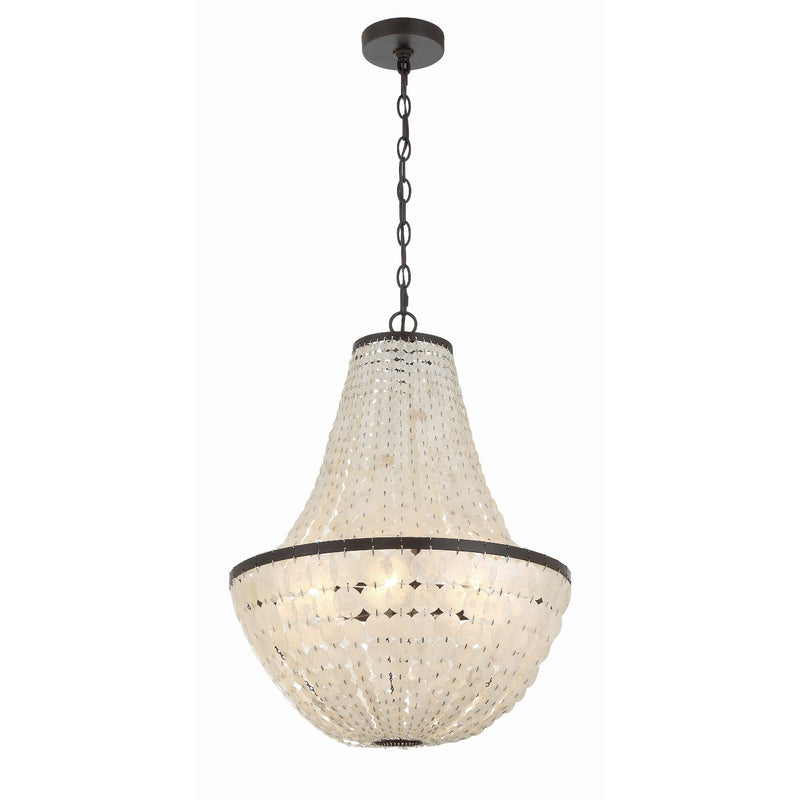 Brielle Empire Chandelier 18'' Dark Bronze