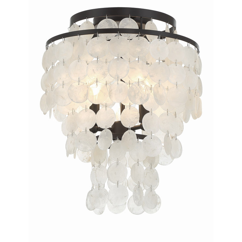 Brielle Flush Mount 13'' Dark Bronze