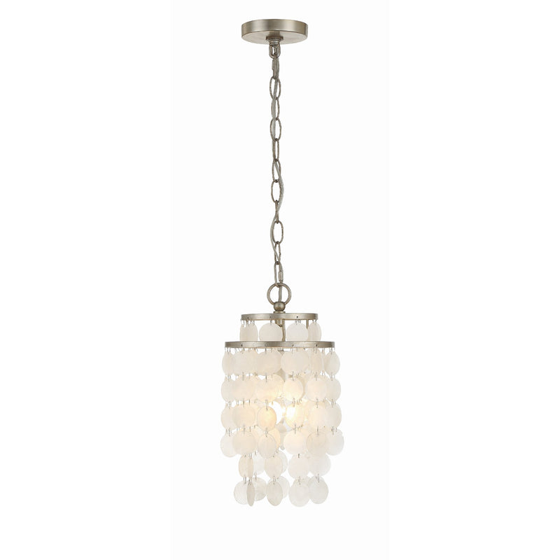 Brielle Mini Chandelier 7'' Antique Silver