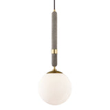 Brielle Pendant - Aged Brass