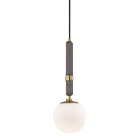 Brielle Pendant - Aged Brass