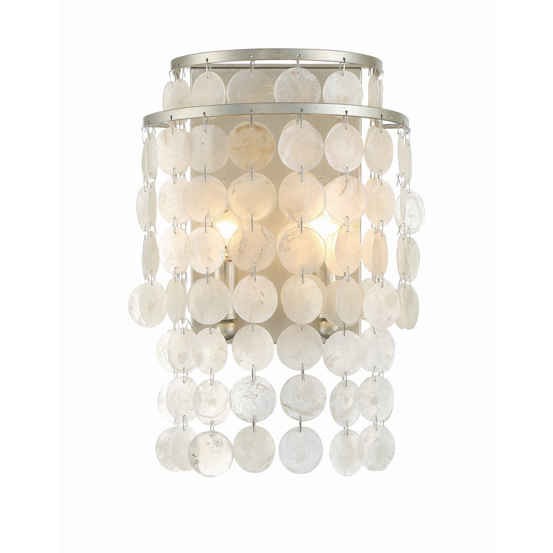 Brielle Sconce 9'' Antique Silver