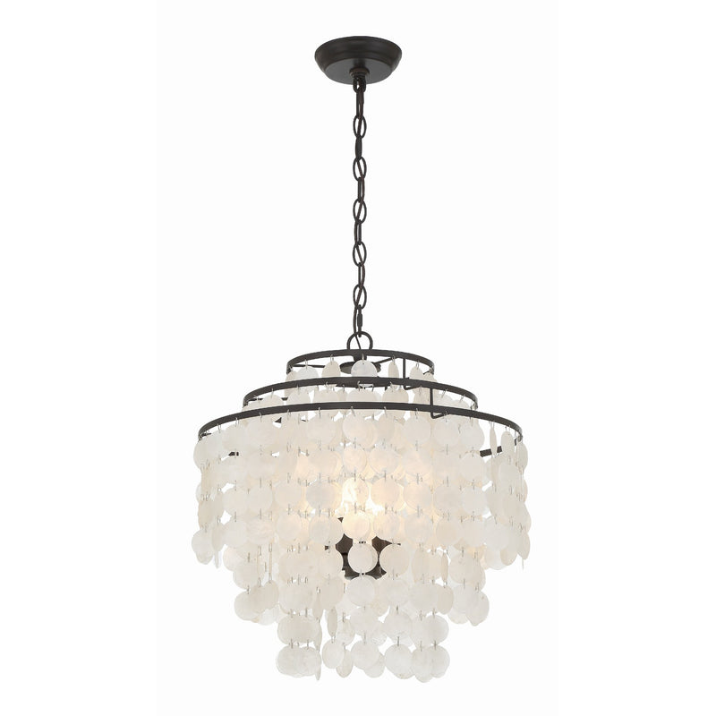Brielle Tiered Chandelier 18'' Dark Bronze