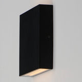 Brik Outdoor Wall Sconce Black Medium By ET2 Side View