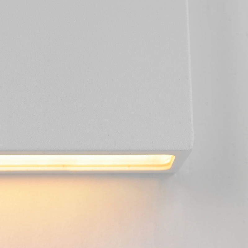 Brik Outdoor Wall Sconce Large White By ET2 Detailed View