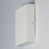 Brik Outdoor Wall Sconce Medium White By ET2 Side View