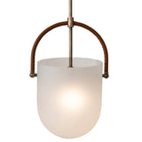 Brillio Pendant Light Plated Matte Antique Brass By Renwil Main View 1