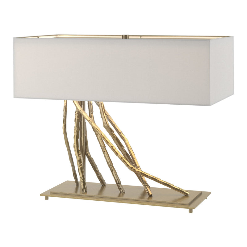 Brindille Table Lamp - Natural Anna Modern Brass-Hubbardton Forge