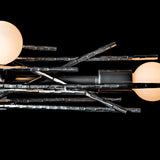 Brindille Wall/Ceiling Light detail in Sterling, by Hubbardton Forge