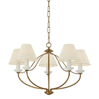 Brinlea Chandelier - Patina Brass