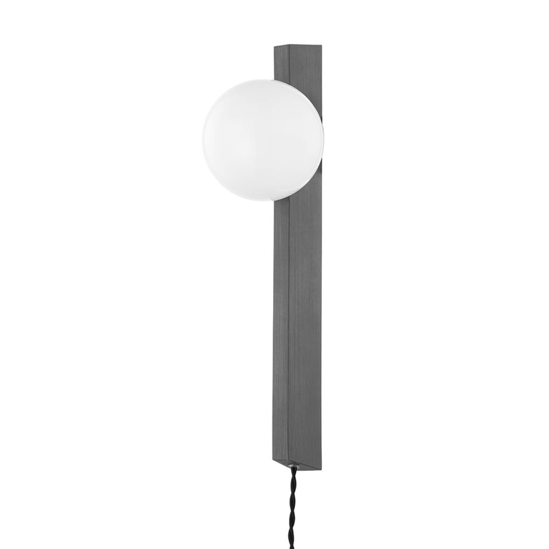 Brisbane Plug In Sconce By Troy Lighting Graphite