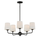 Bristol Chandelier Anthracite by Maxim Lighting