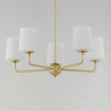Bristol Chandelier Satin Brass by Maxim Lighting