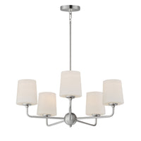 Bristol Chandelier Satin Nickel by Maxim Lighting