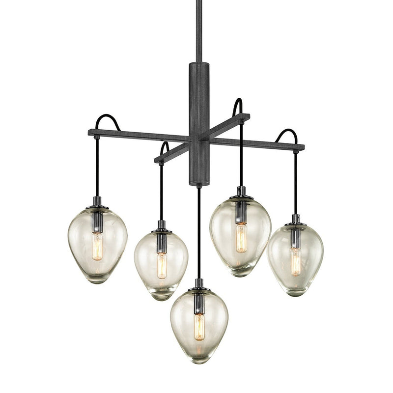 Brixton Chandelier - 5-Light by Troy Lighting