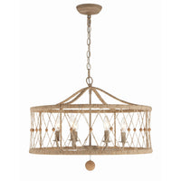 Brixton Chandelier 24'' Burnished Silver