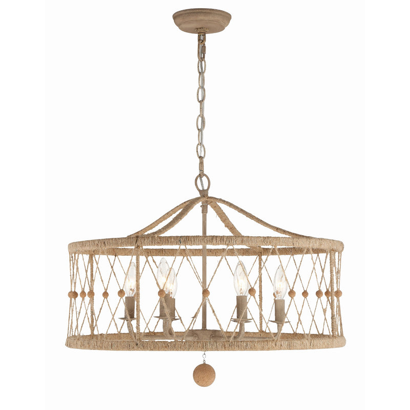 Brixton Chandelier 24'' Burnished Silver