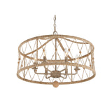 Brixton Chandelier 24'' Burnished Silver