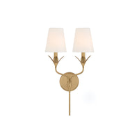 Broche 2-Light Sconce 12'' Antique Gold