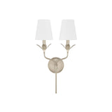 Broche 2-Light Sconce 12'' Antique Silver