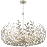 Broche Chandelier Medium Antique Silver By Crystorama