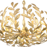 Broche Chandelier Small Antique Gold By Crystorama - Detaield View