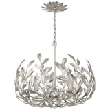 Broche Chandelier Small Antique Silver By Crystorama - Front View
