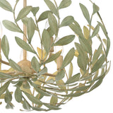 Broche Chandelier Small Champagne Green Tea By Crystorama - Detailed View