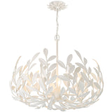 Broche Chandelier Small Matte White By Crystorama