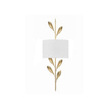 Broche Leaf Sconce 8.5'' Antique Gold