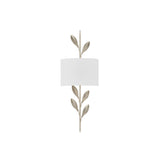 Broche Leaf Sconce 8.5'' Antique Silver
