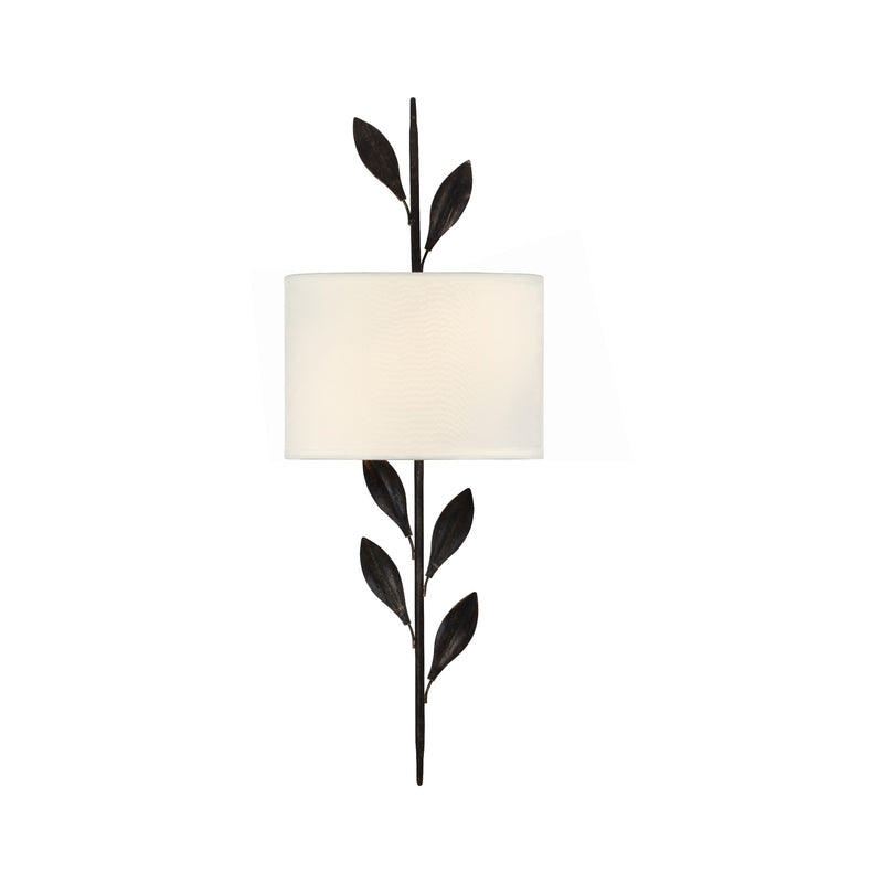 Broche Leaf Sconce 8.5'' English Bronze