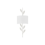 Broche Leaf Sconce 8.5'' Matte White