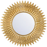 Broche Mirror Large Antique Gold By Crystorama