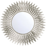 Broche Mirror Large Antique Silver By Crystorama
