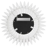 Broche Mirror Small Matte White By Crystorama - Back  View