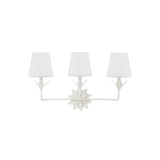 Broche Shaded Bathroom Vanity 25'' Matte White