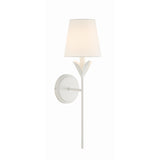 Broche Stem Sconce 6'' Matte White