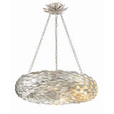 Broche Woven Torus Chandelier 24'' Antique Silver