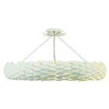 Broche Woven Torus Semi-Flush Mount 33.5'' Matte White