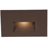 Bronze on Aluminum WL-LED100F Step And Wall Light 277V by WAC Lighting