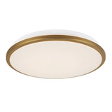 Brook Flushmount — Medium, Brushed Gold
