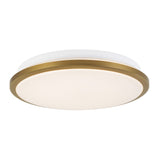 Brook Flushmount — Small, Brushed Gold
