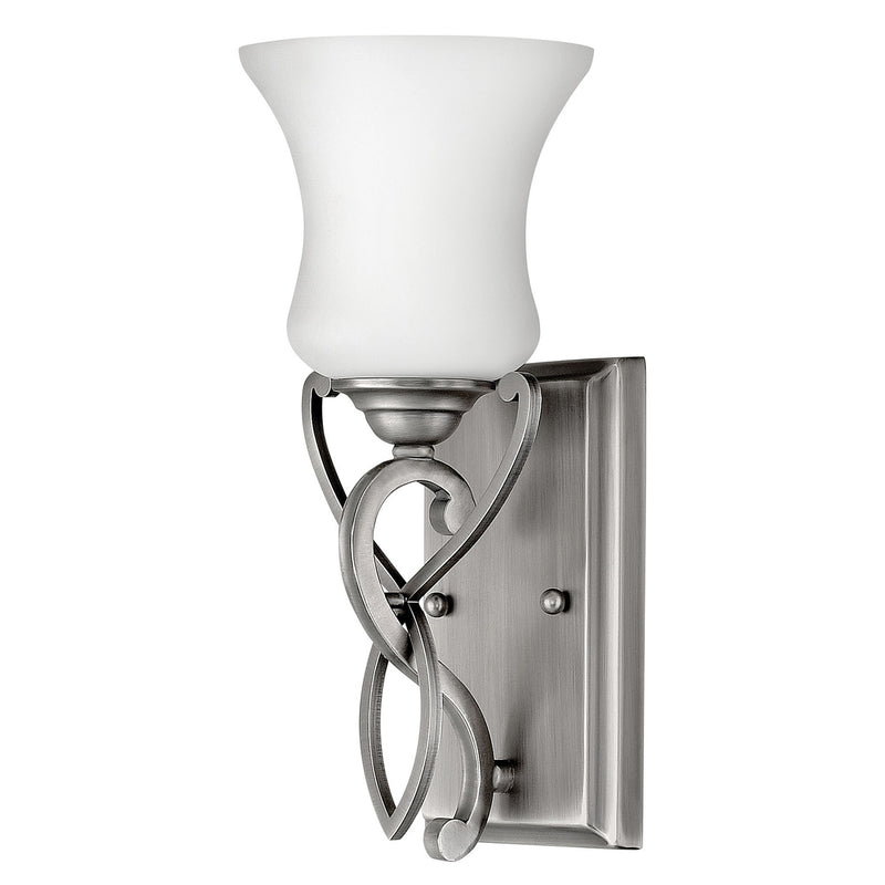 Brooke Medium Single Light Vanity - Antique Nickel - by Hinkley