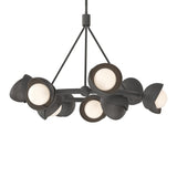 Brooklyn 9-Light Double Shade Ring Chandelier in Natural Iron, Oil Rubbed Bronze by Hubbardton Forge