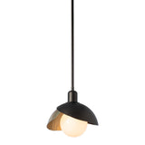 Brooklyn Double Shade Mini Pendant, shown in Oil Rubbed Bronze, Modern Brass, by Hubbardton Forge