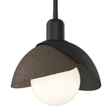 Brooklyn Double Shade Mini Pendant in Black, Bronze by Hubbardton Forge